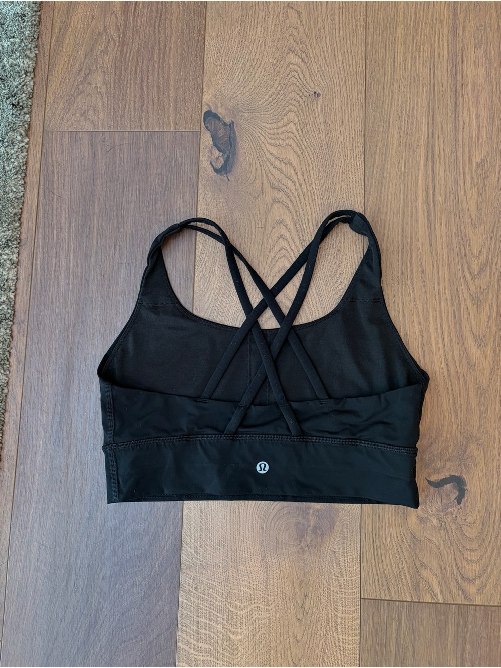 Lululemon Black Strappy Sports Bra
